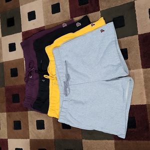 Women's Victoria Secret PINK campus fleece shorts. Size Large. I have 4 pair.